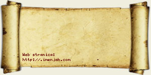 Jasmina Backović vizit kartica